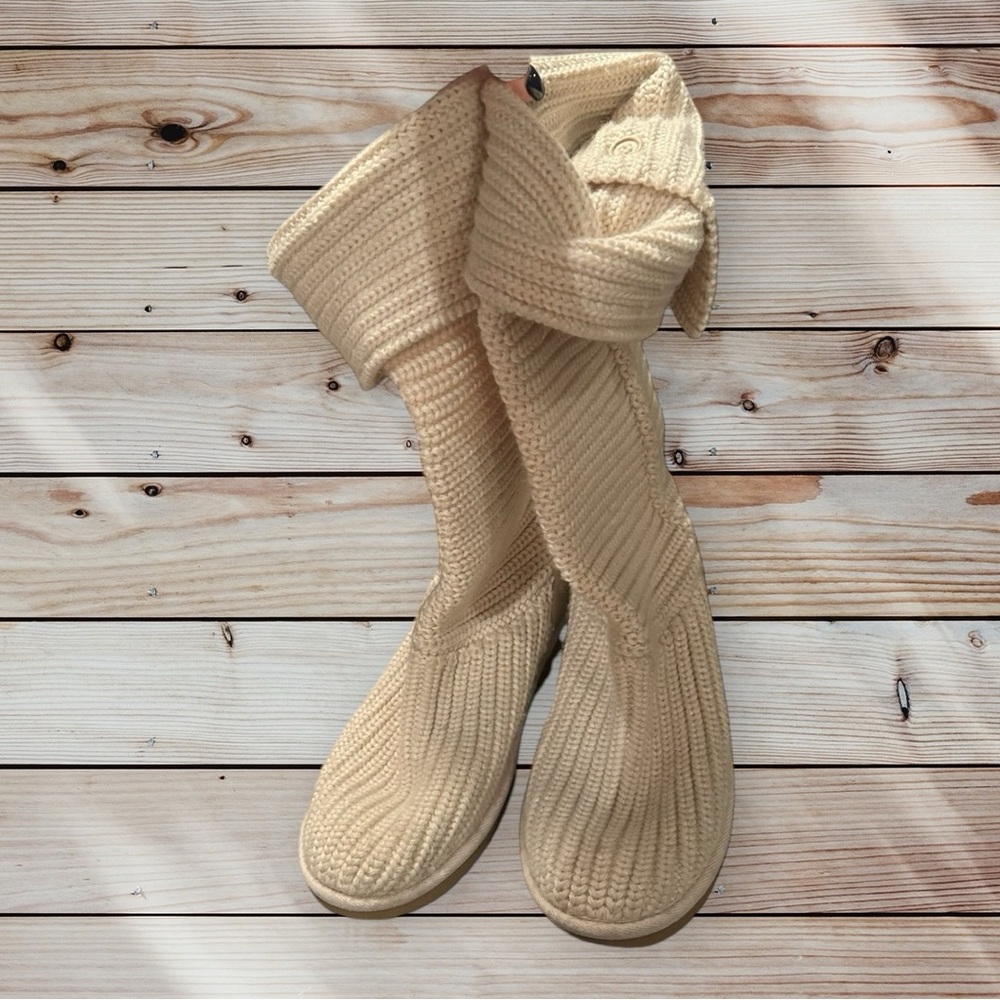 UGG Women’s Classic Tall Sweater Boots in Cream
